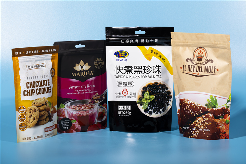直立拉链食品袋